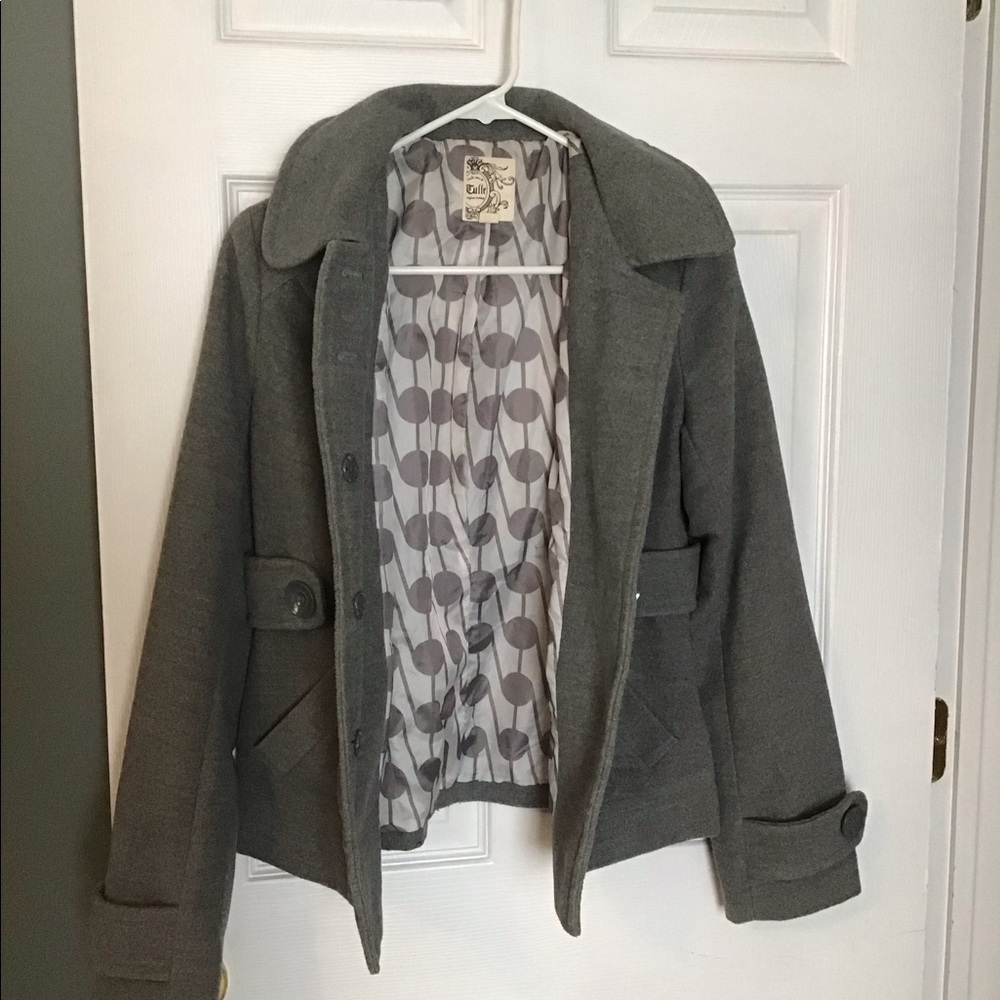 Gray Peacoat - image 3